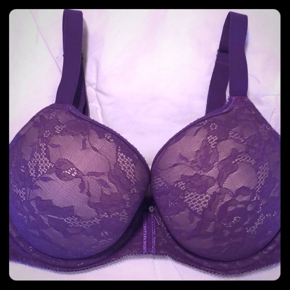 Wacoal Purple Lace Underwire Bra